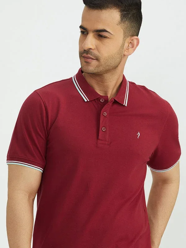 Men's Solid Polo T-Shirt - Image 33