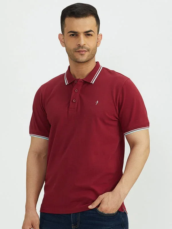 Men's Solid Polo T-Shirt - Image 34