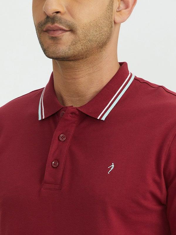Men's Solid Polo T-Shirt - Image 35