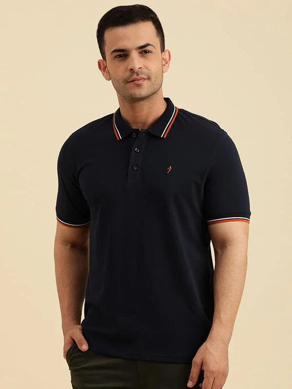 Men's Solid Polo T-Shirt - Image 38