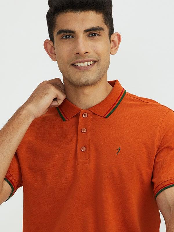 Men's Solid Polo T-Shirt - Image 17