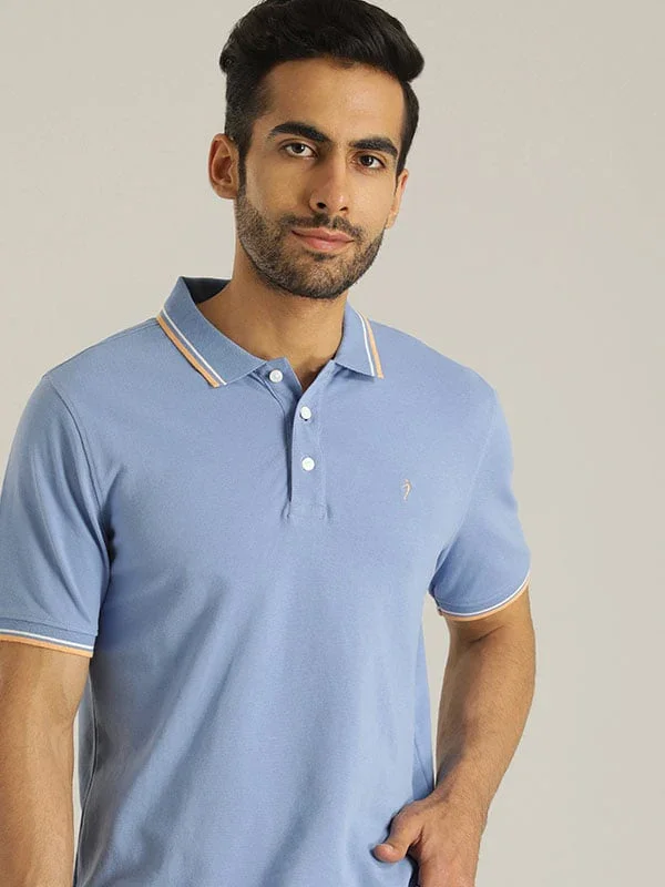 Men's Solid Polo T-Shirt - Image 21