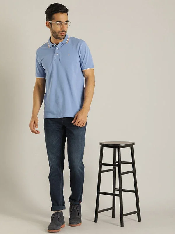 Men's Solid Polo T-Shirt - Image 24