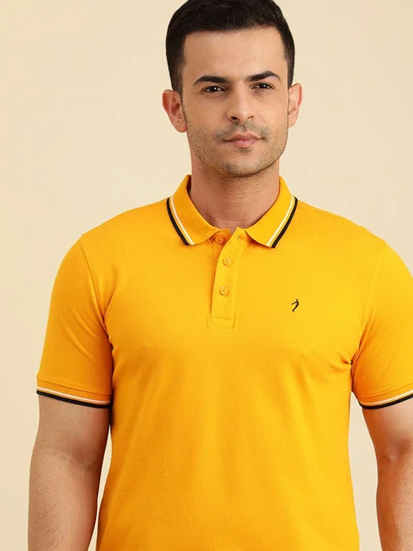 Men's Solid Polo T-Shirt - Image 25