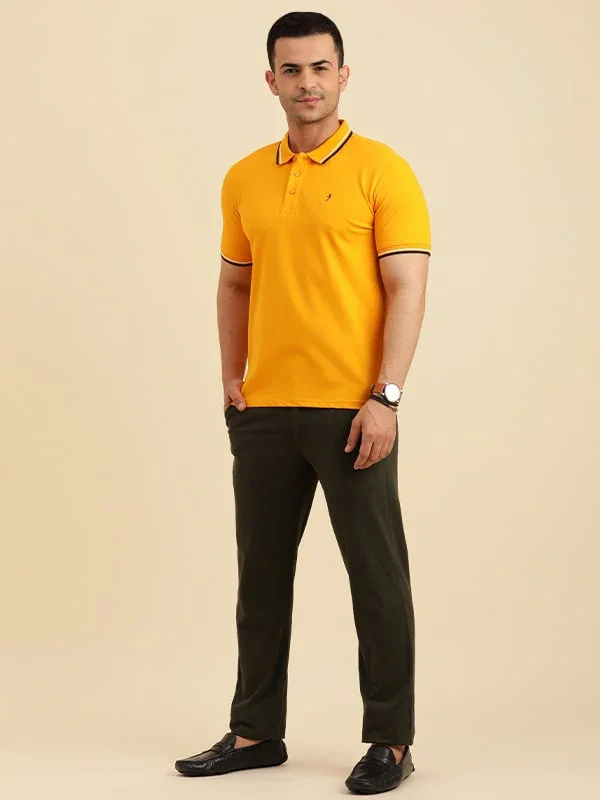 Men's Solid Polo T-Shirt - Image 28