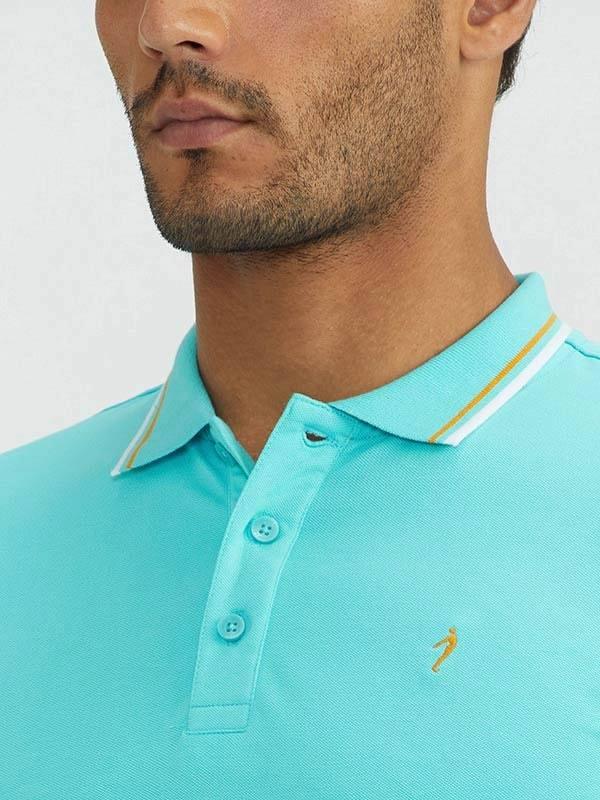 Men's Solid Polo T-Shirt - Image 3