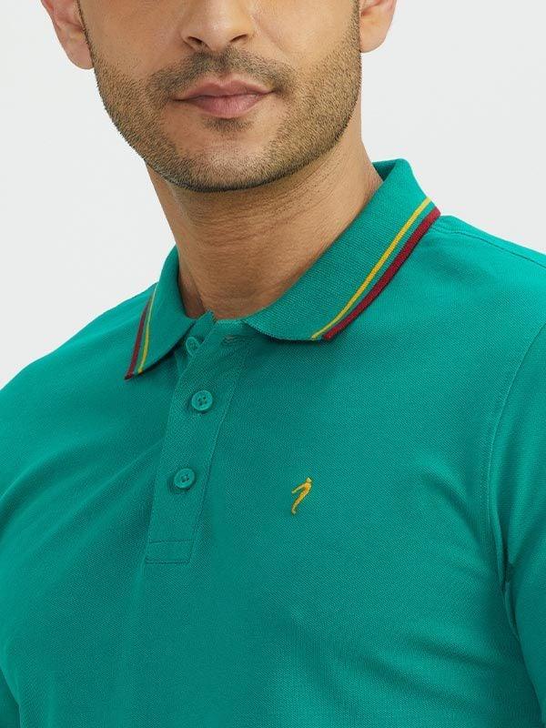 Men's Solid Polo T-Shirt - Image 7