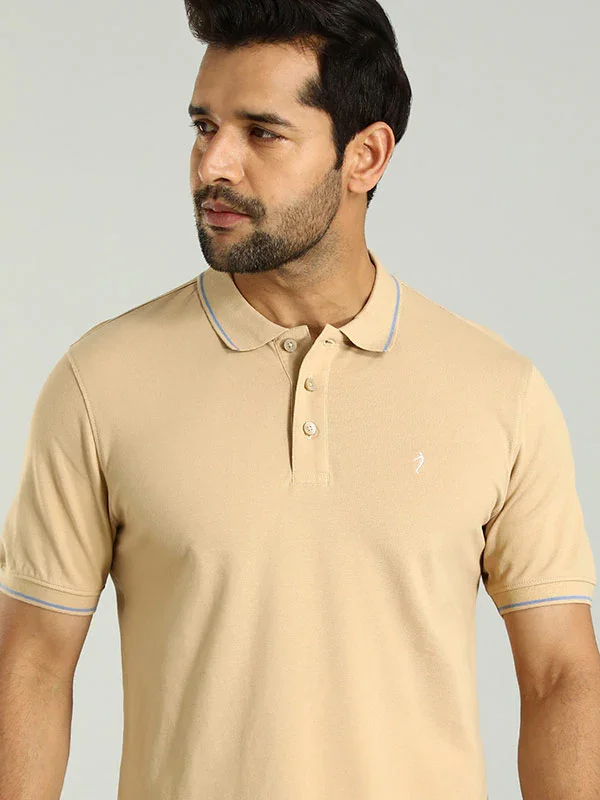 Men's Solid Polo T Shirt - Image 5