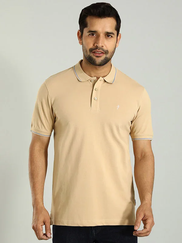 Men's Solid Polo T Shirt - Image 6