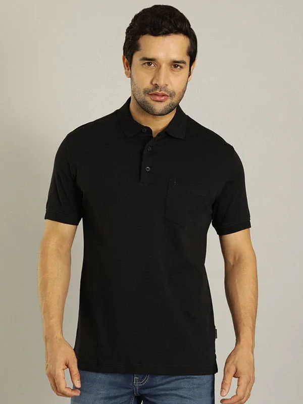 Men's Solid Polo T-Shirt - Image 2
