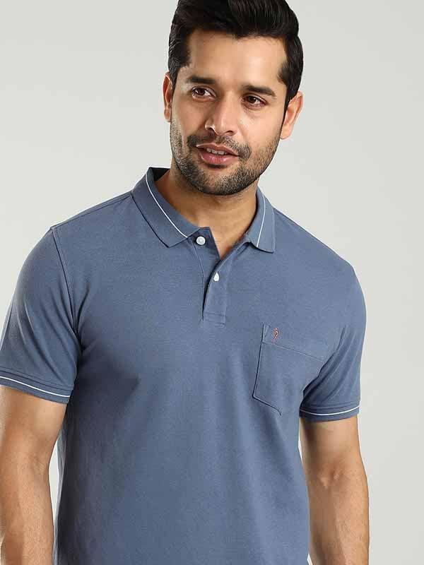 Men's Solid Polo T-Shirt