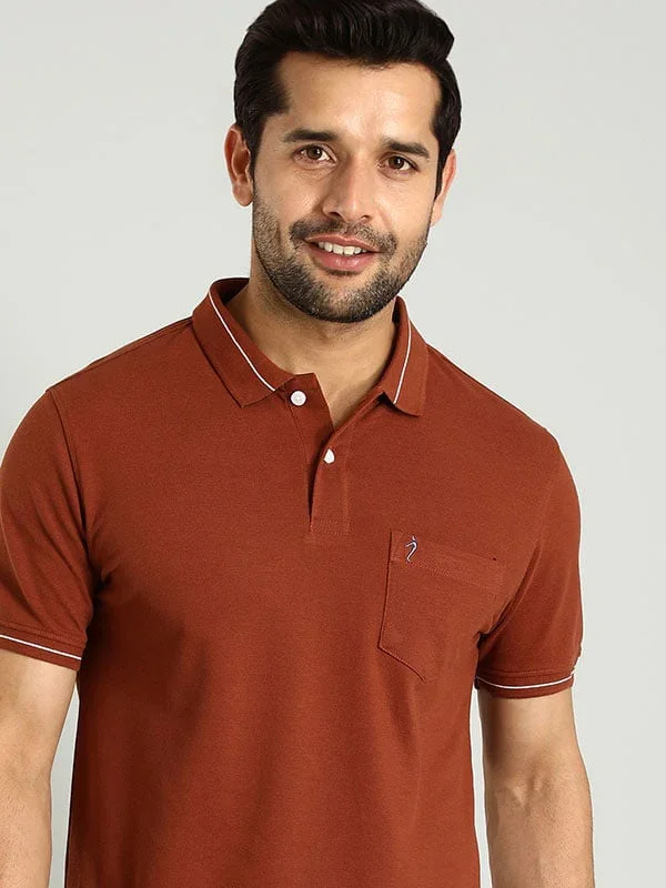 Men's Solid Polo T-Shirt - Image 25
