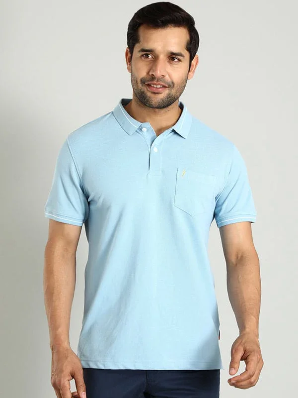 Men's Solid Polo T-Shirt - Image 34