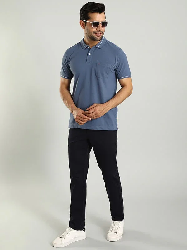 Men's Solid Polo T-Shirt - Image 4