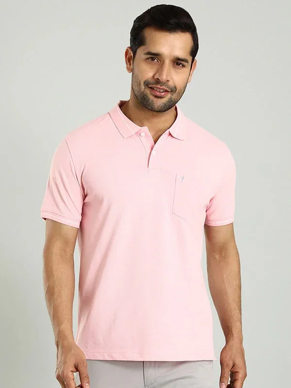 Men's Solid Polo T-Shirt - Image 6