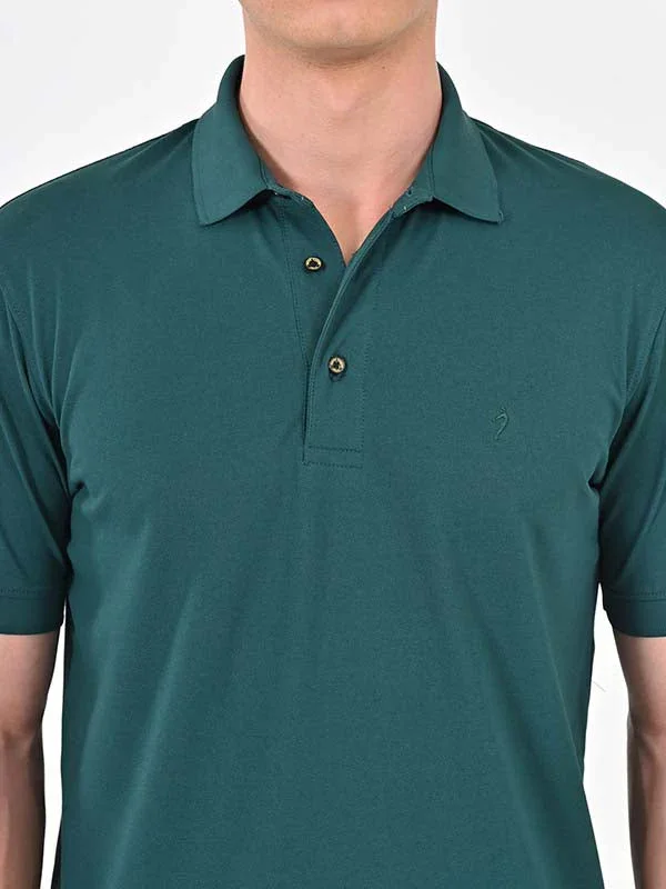 Men's Solid Polo T-Shirt - Image 3