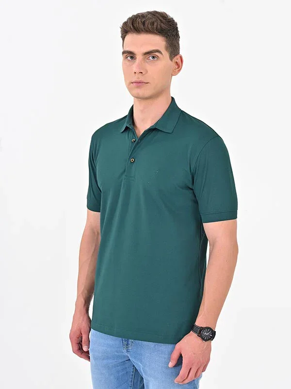 Men's Solid Polo T-Shirt - Image 4