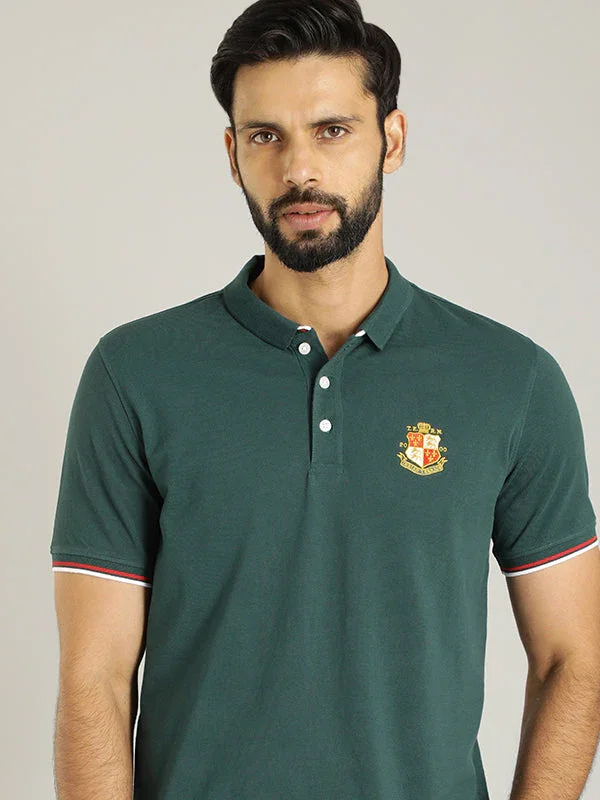 Men's Solid Polo T-Shirt