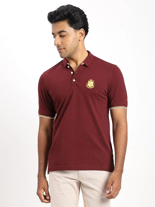 Men's Solid Polo T-Shirt