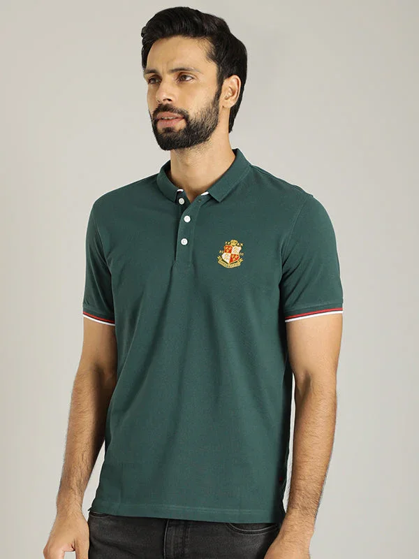 Men's Solid Polo T-Shirt - Image 4