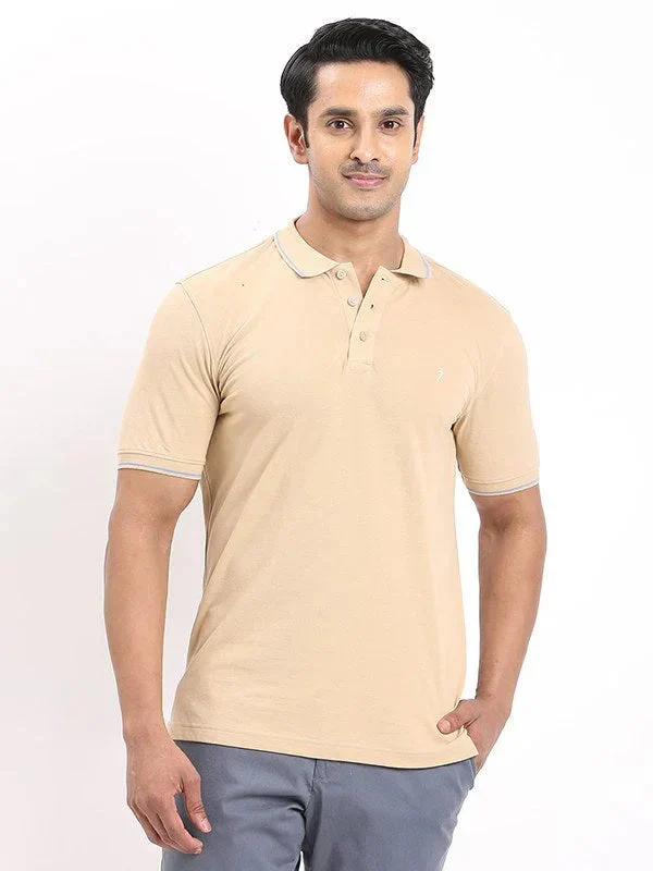 Men's Solid Polo T-Shirt - Image 14