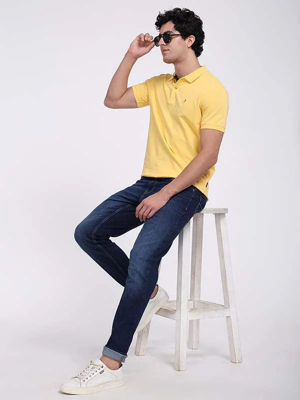 Men's Solid Polo T-Shirt - Image 3