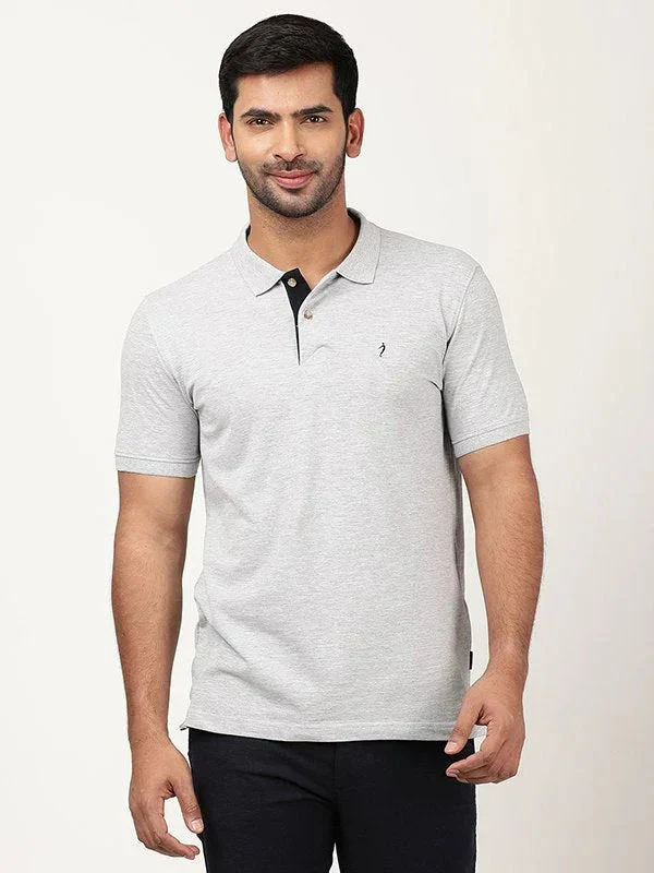 Men's Solid Polo T-Shirt - Image 4