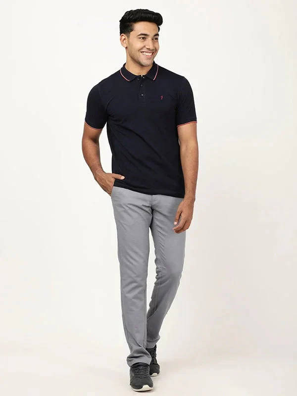 Men's Solid Polo T-Shirt - Image 6