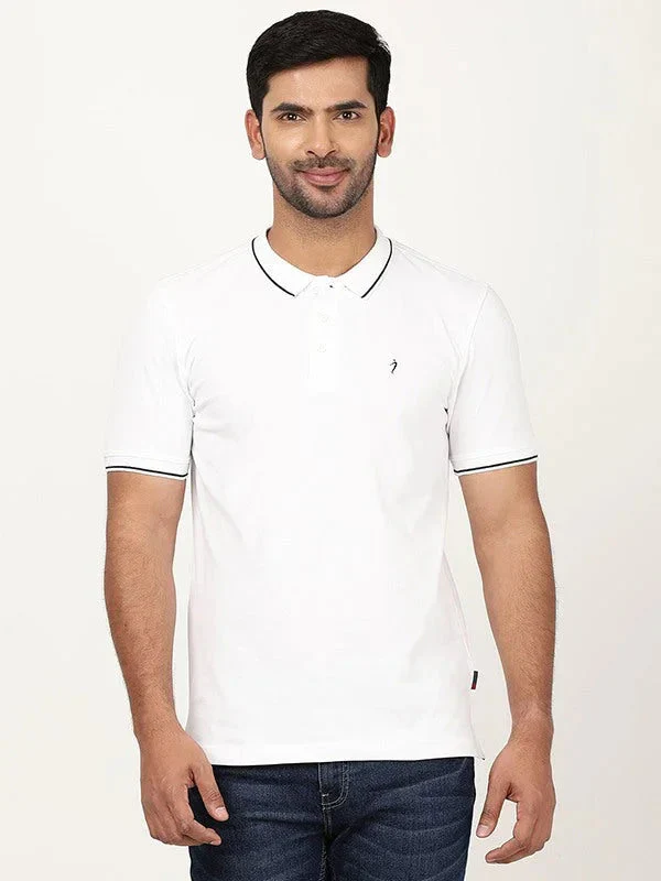 Men's Solid Polo T-Shirt - Image 7