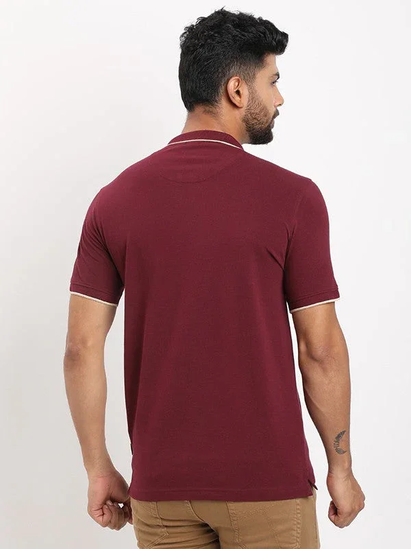 Men's Solid Polo T-Shirt - Image 3