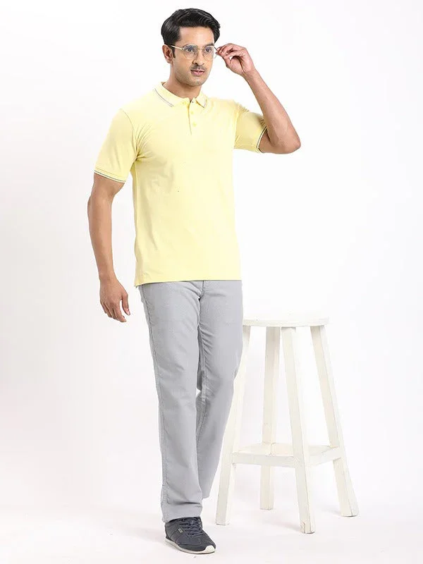Men's Solid Polo T-Shirt - Image 5