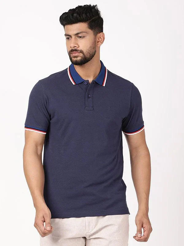 Men's Solid Polo T-Shirt - Image 4