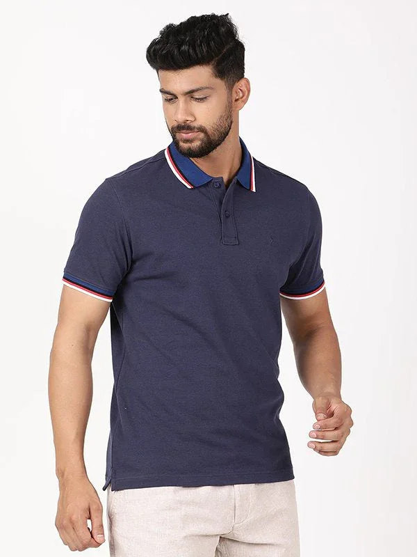 Men's Solid Polo T-Shirt - Image 2