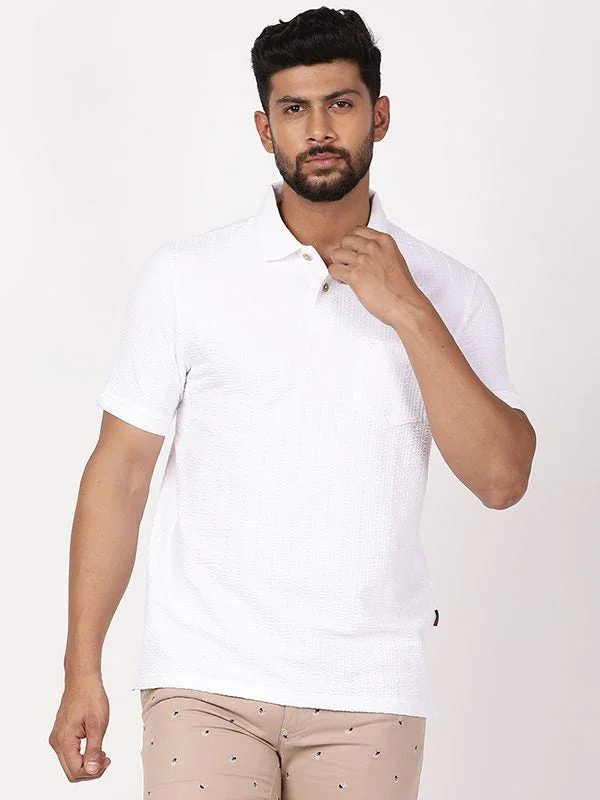 Men's Solid Polo T-Shirt