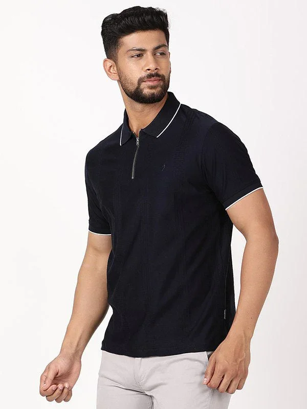 Men's Solid Polo T Shirt - Image 2