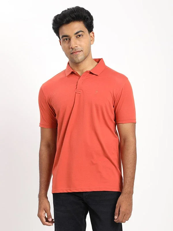 Men's Solid Polo T-Shirt