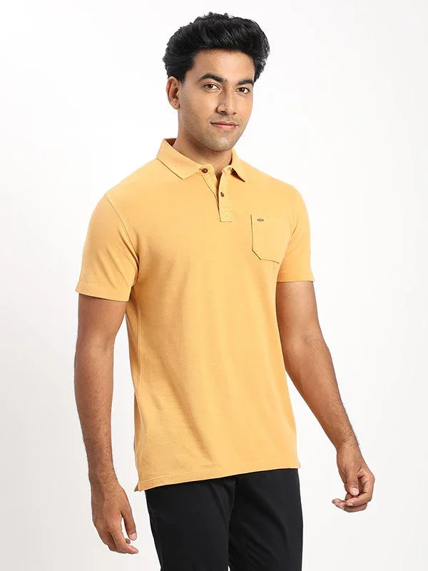 Men's Solid Polo T-Shirt - Image 2
