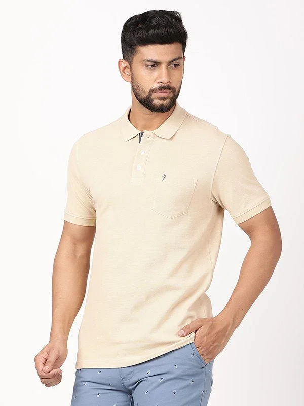 Men's Solid Polo T-Shirt - Image 2