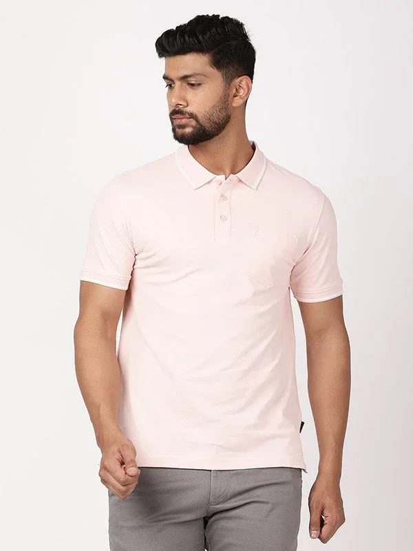 Men's Solid Polo T Shirt
