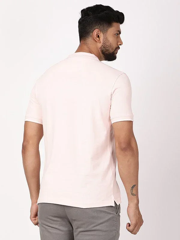 Men's Solid Polo T Shirt - Image 4