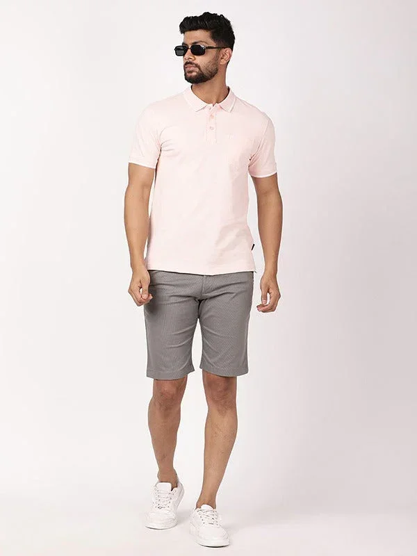 Men's Solid Polo T Shirt - Image 5