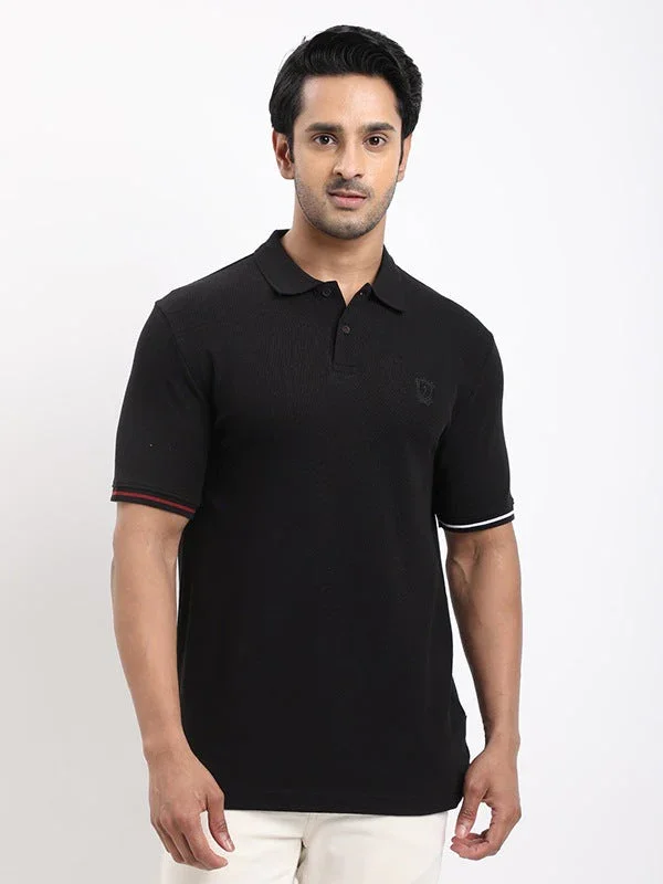 Men's Solid Polo T-Shirt