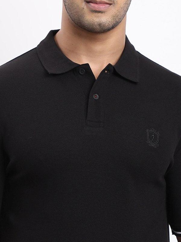 Men's Solid Polo T-Shirt - Image 3
