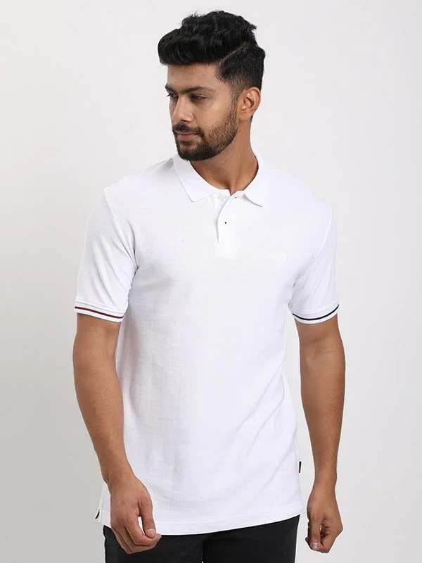 Men's Solid Polo T-Shirt - Image 6