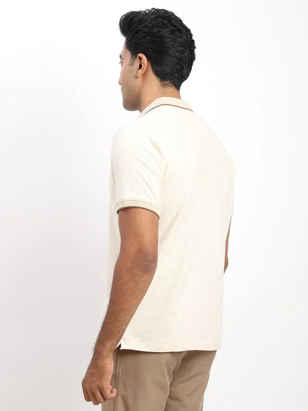 Men's Solid Polo T-Shirt - Image 4