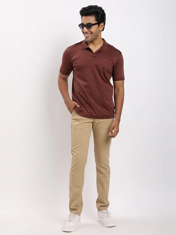 Men's Solid Polo T-Shirt - Image 5