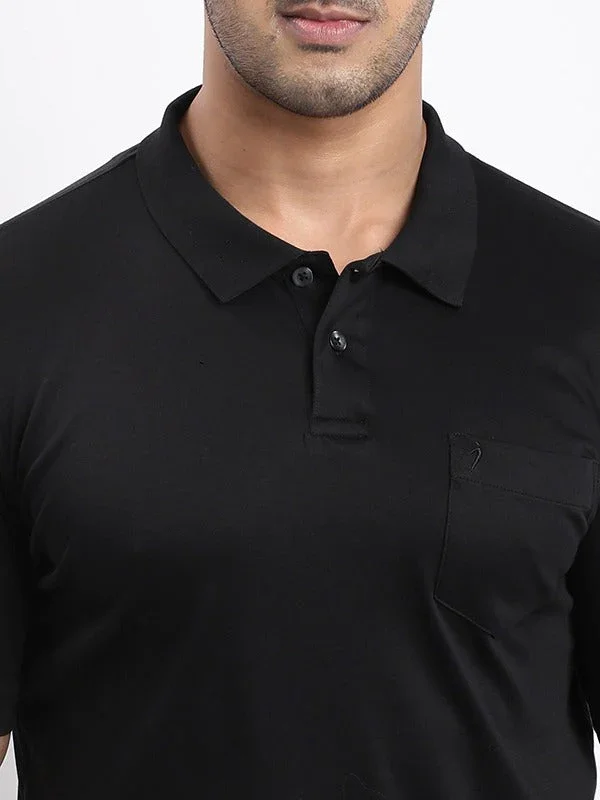 Men's Solid Polo T-Shirt - Image 8