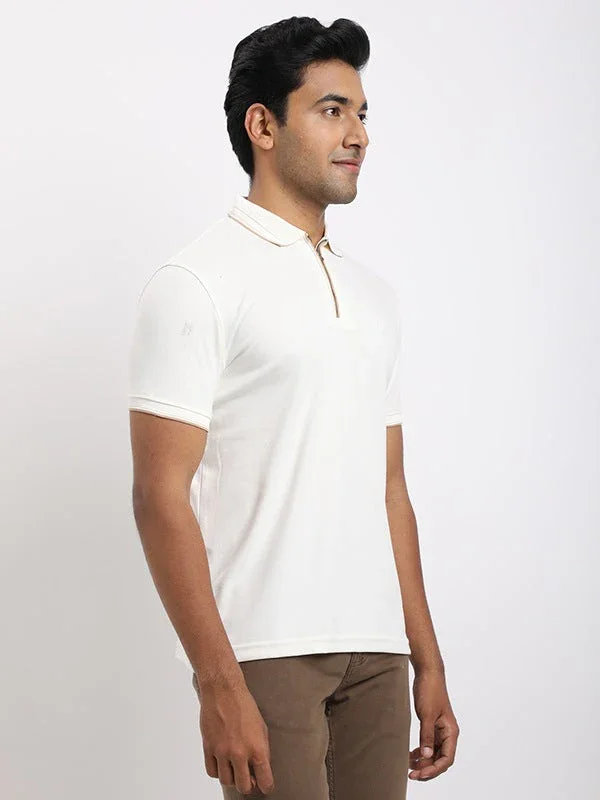 Men's Solid Polo T-Shirt - Image 2