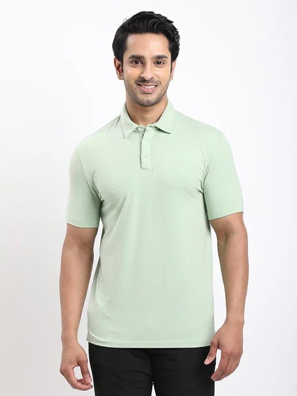 Men's Solid Polo T-Shirt