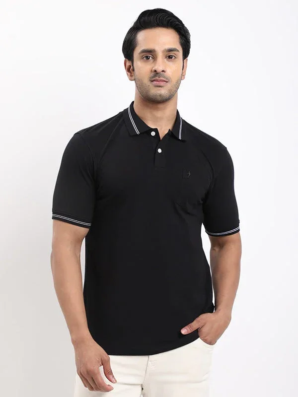 Men's Solid Polo T-Shirt - Image 11